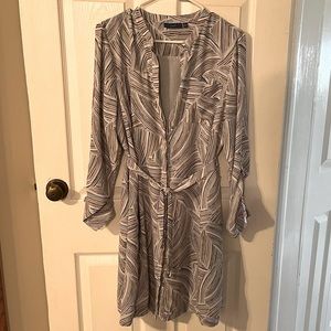 Apt 9 Belted Shirt Dress | Sz Large